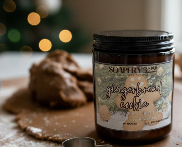 Gingerbread Cookie 8oz Soy Candle