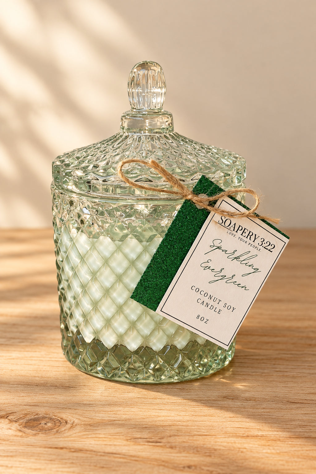 Sparkling Evergreen Candle