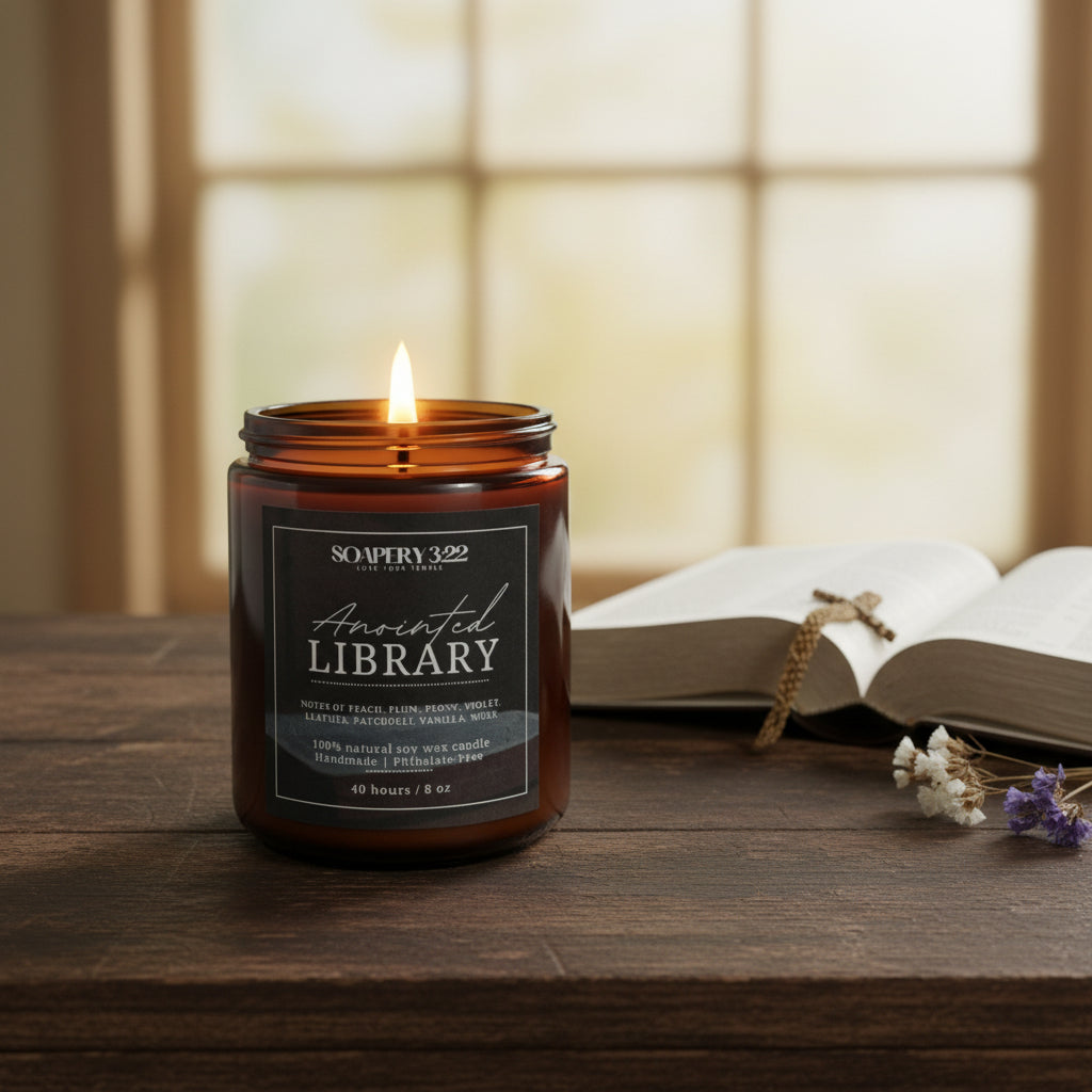 Anointed Library Soy Candle