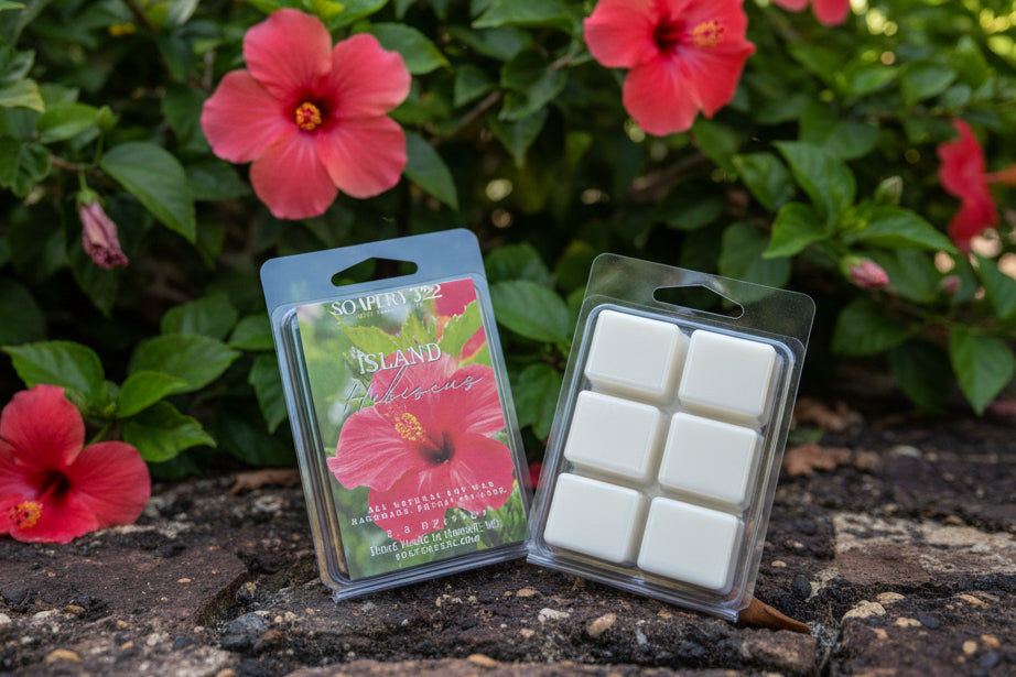 Island Hibiscus Soy Candles and Wax Melts.
