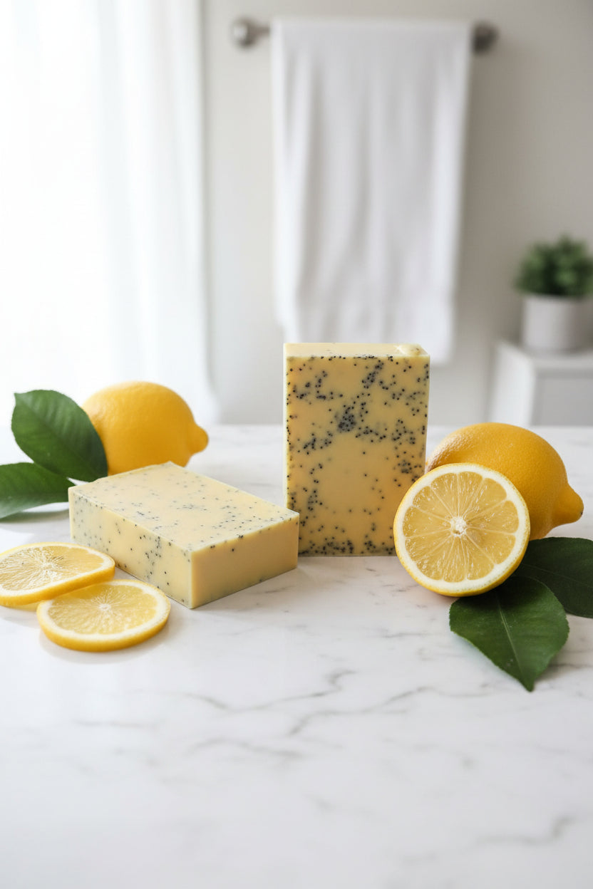 Lemon Poppy Goat Milk Soap