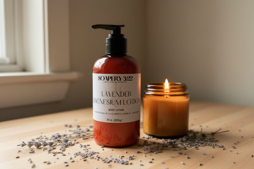 8 oz Lavender Magnesium Lotion