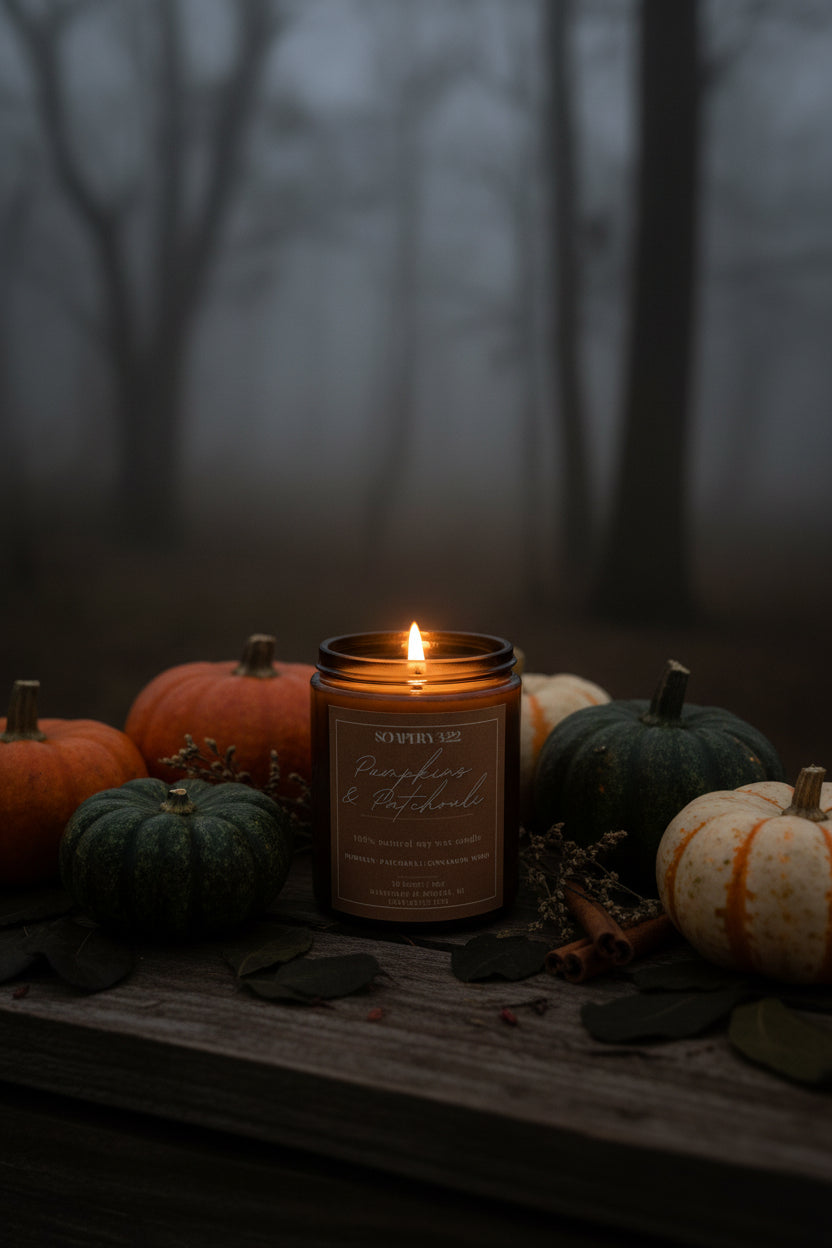 Pumpkins & Patchouli Soy Candle