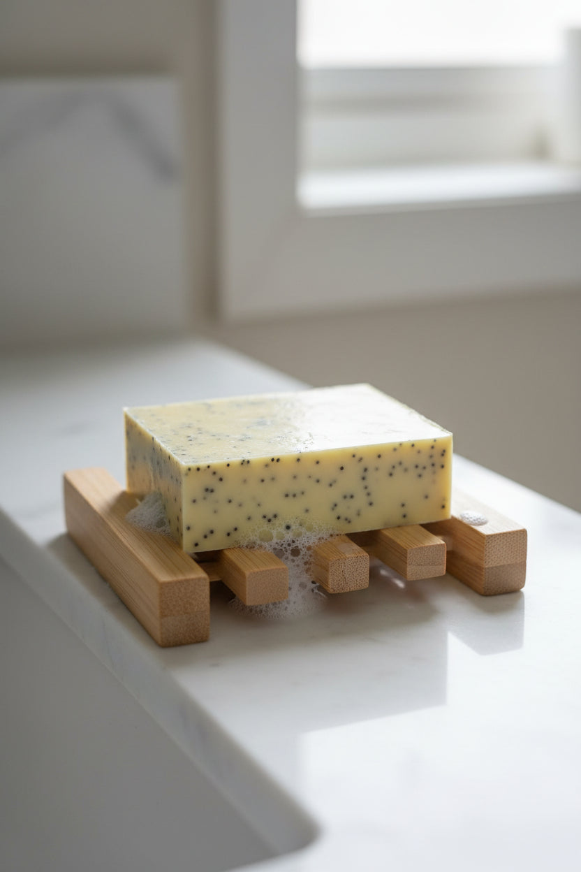 Lemon Poppy Goat Milk Soap