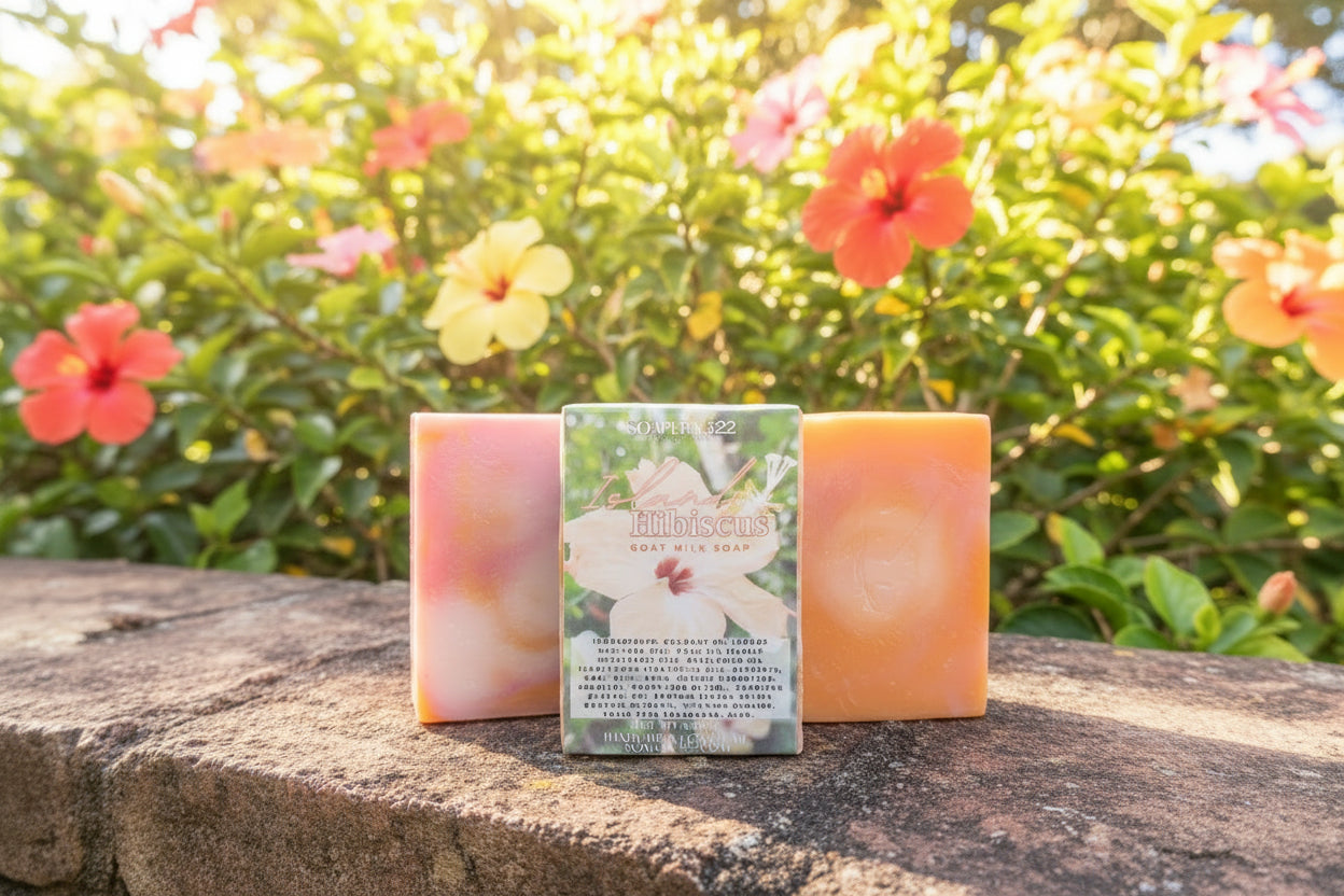 Island Hibiscus Goat Milk Soap