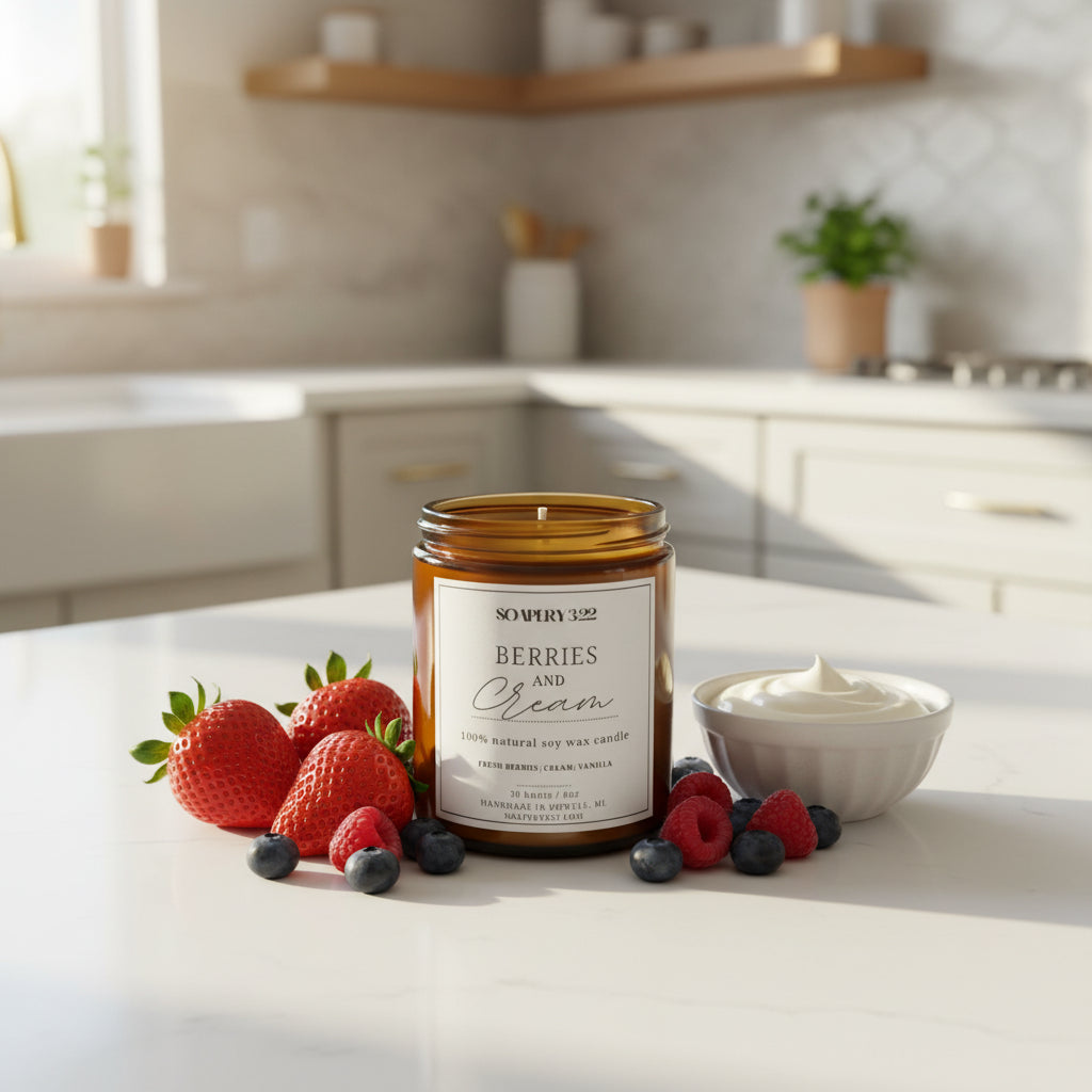 Berries and Cream Soy Candle