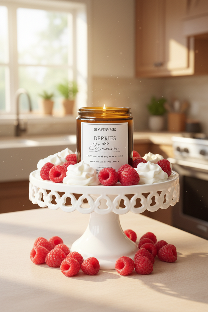 Berries and Cream Soy Candle