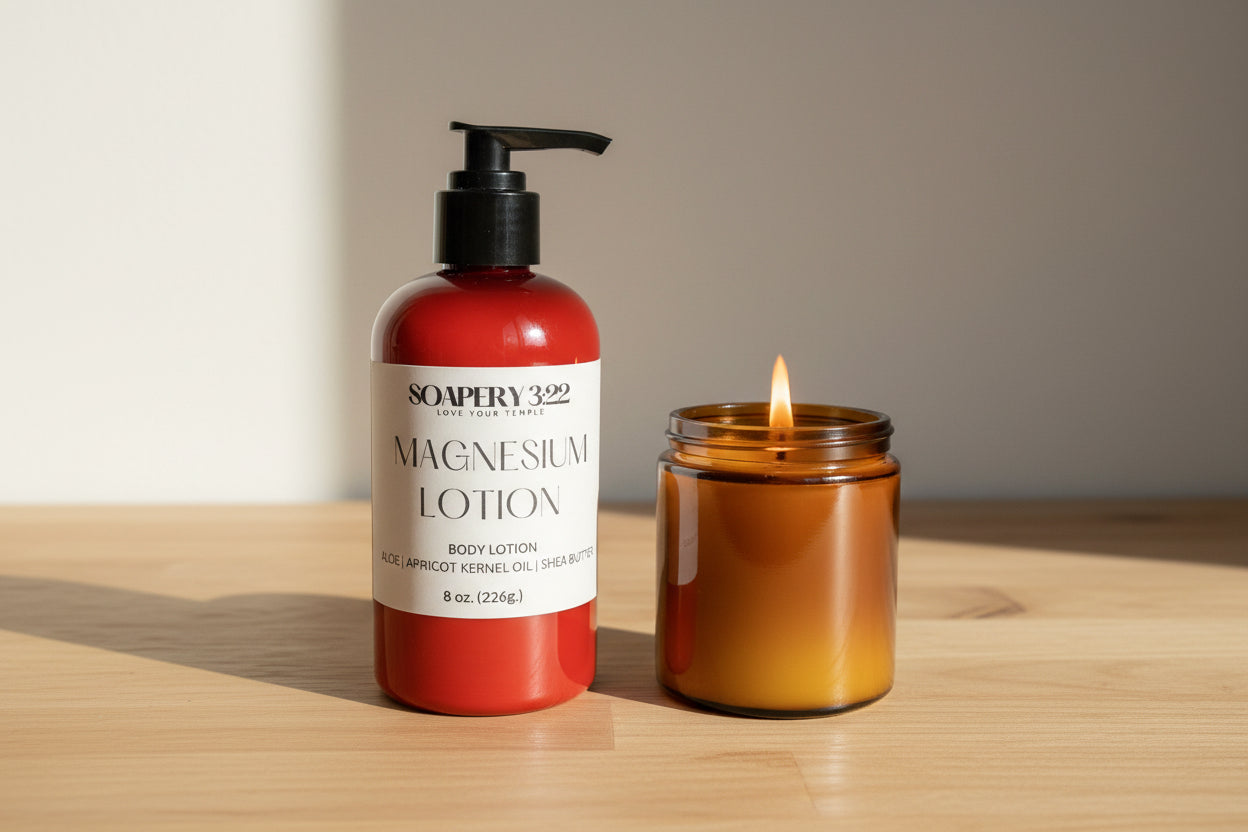 8 oz Lavender Magnesium Lotion