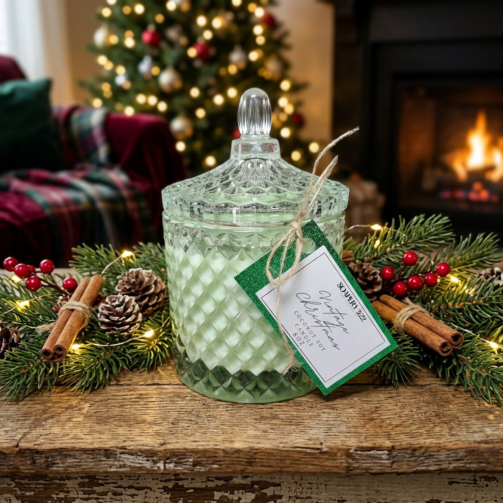 Vintage Christmas Candle