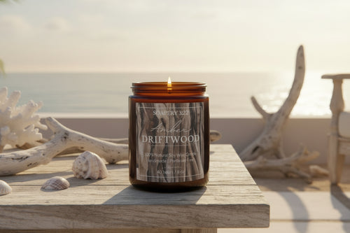 Amber Driftwood Soy Candle