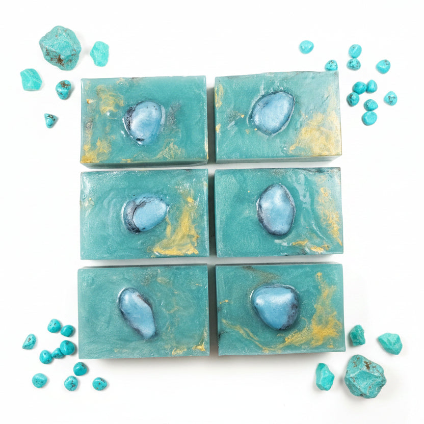 Turquoise Clay & Honey Soap