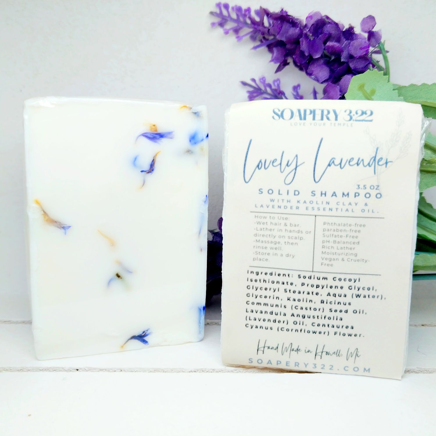 Lovely Lavender Shampoo/Conditioner Bars